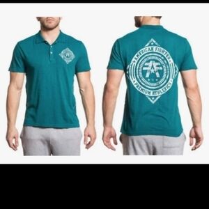 Nwt American fighter polo graphic tee Men XL